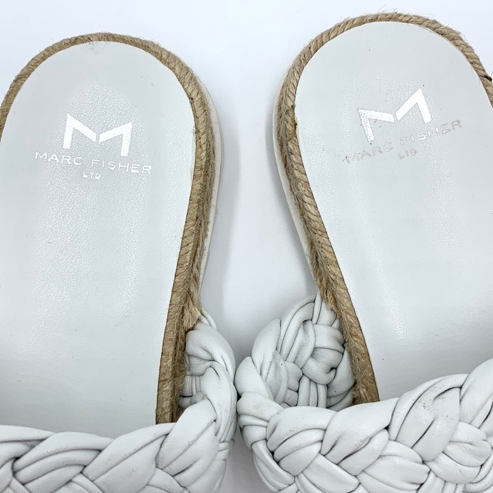 Marc Fisher Jaime / Jaimee White Leather Espadril… - image 7